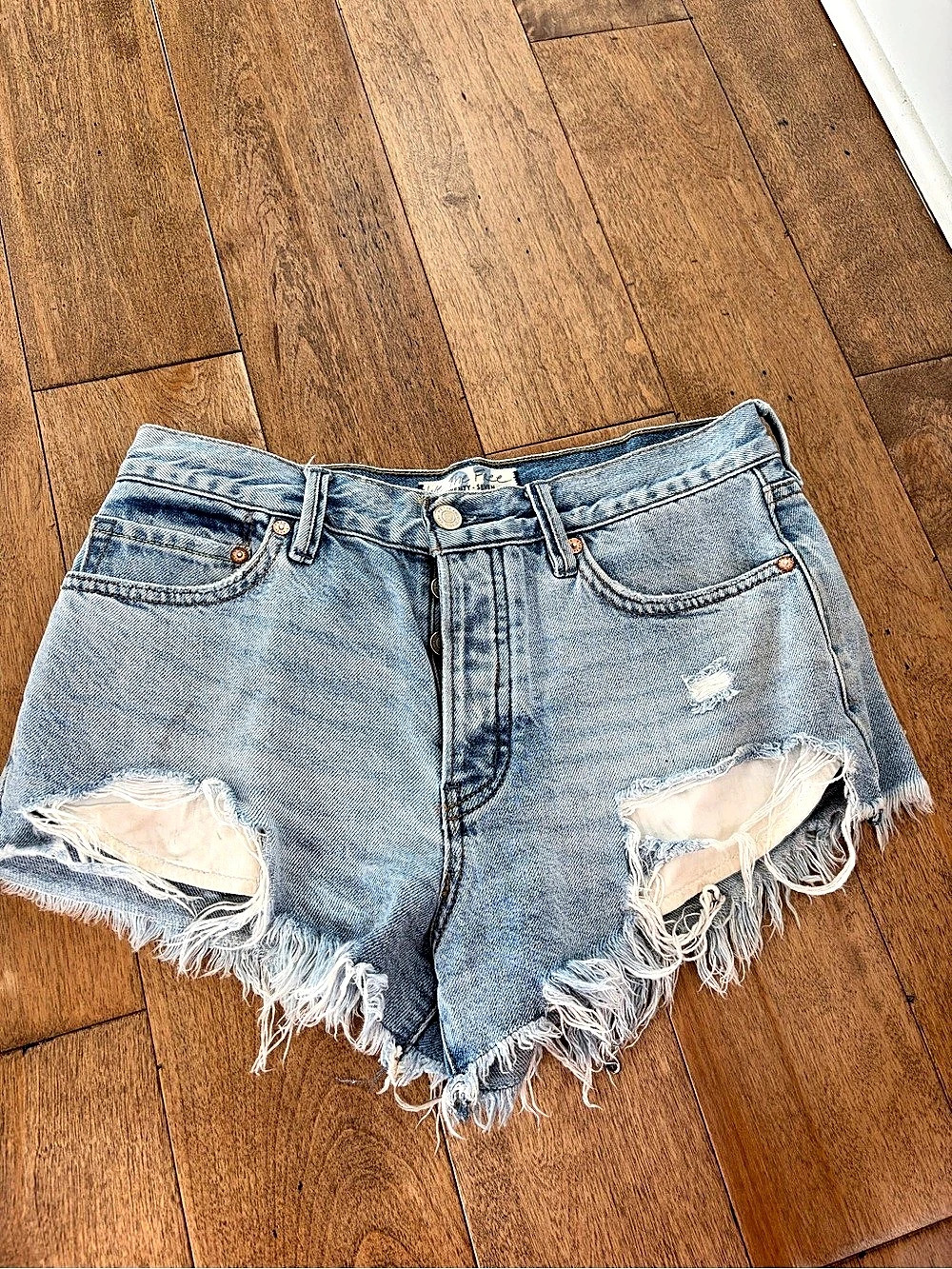Free People We The Free Jean Shorts 27